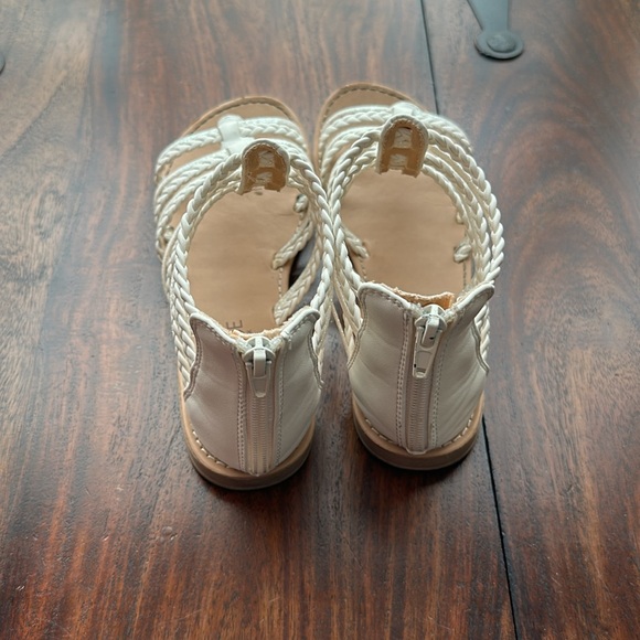 Rachel Zoe Girls White Sandals Size 3 - Picture 5 of 11